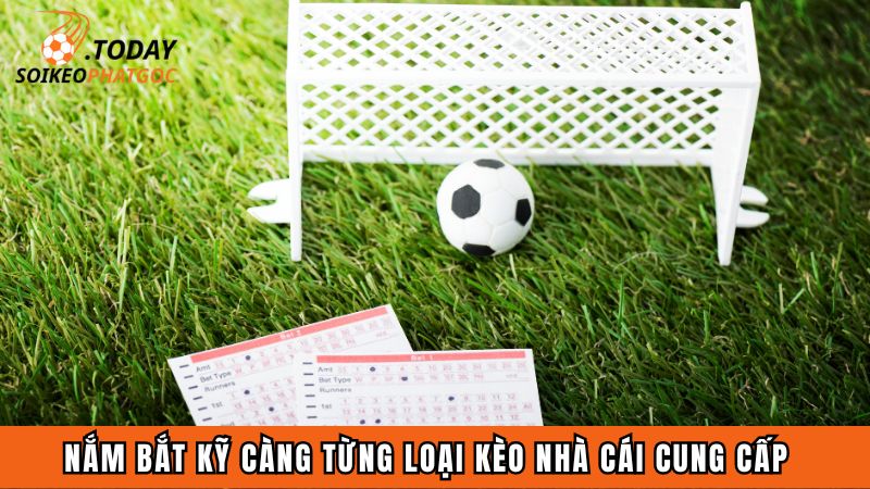Nắm bắt kỹ càng từng loại kèo nhà cái cung cấp