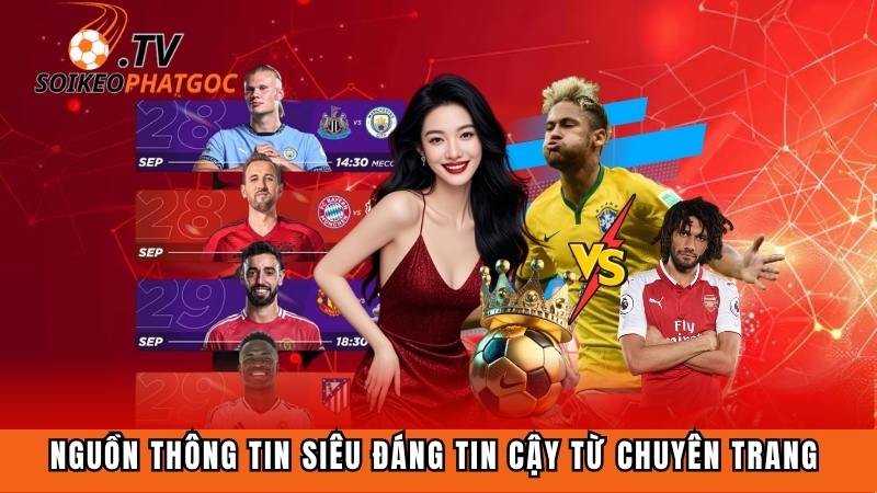 Thông tin từ chuyên trang được lấy từ tổ chức thể thao uy tín